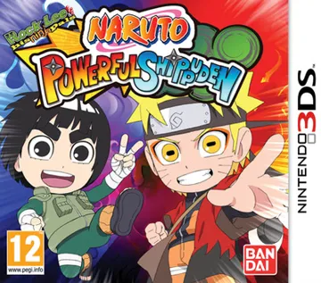 Naruto Powerful Shippuden (Europe)(En,Fr,Ge,It,Es) box cover front